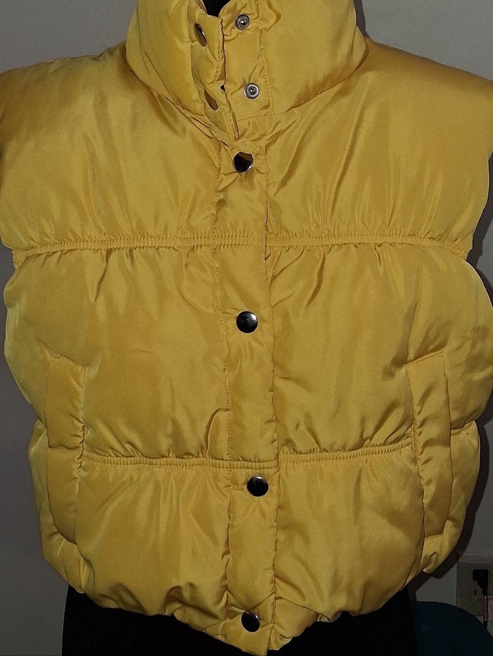 Divided Yellow Puffer Vest